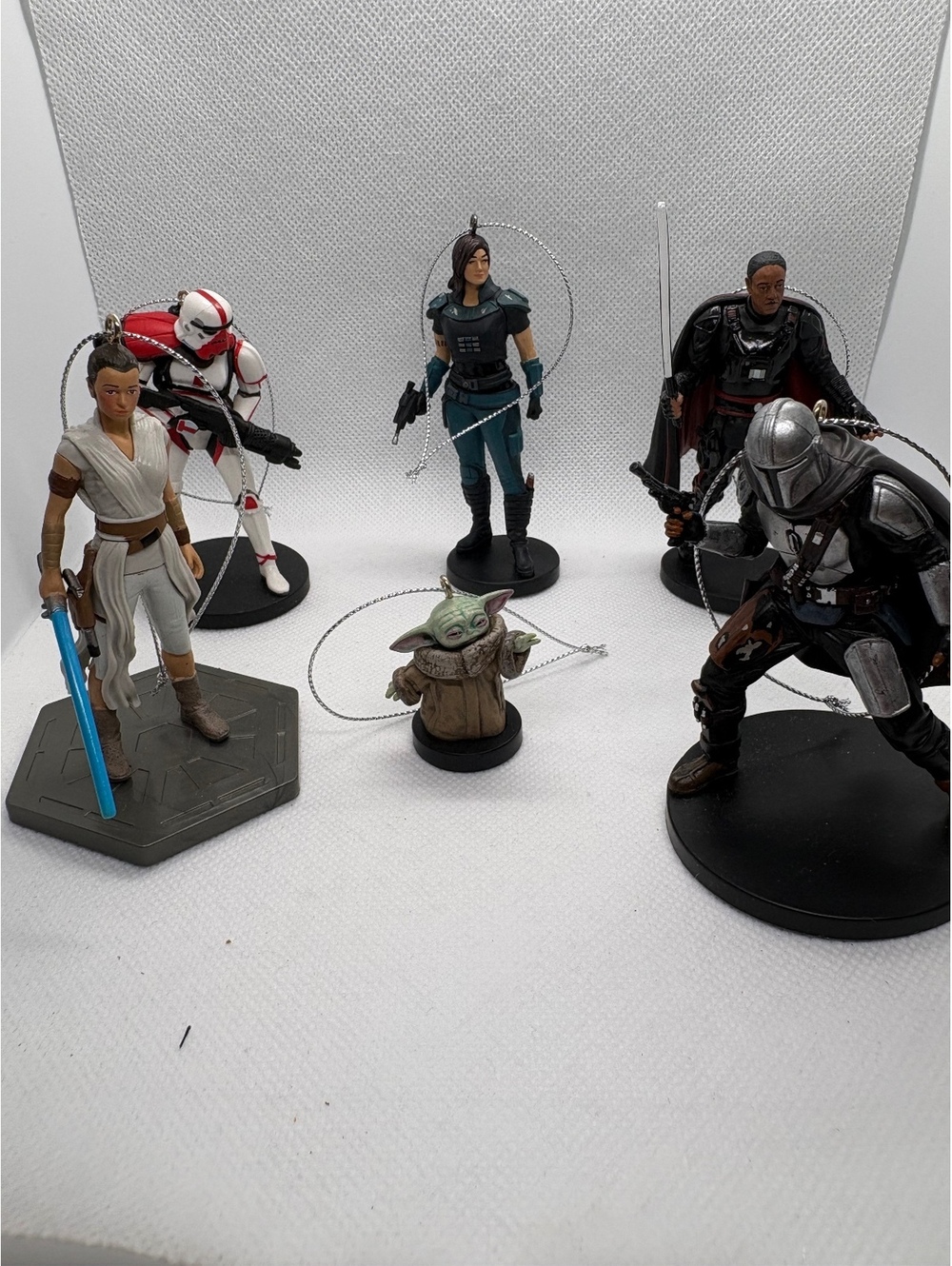 Authentic Disney Star Wars Custom Ornament 17 Pieces SET
